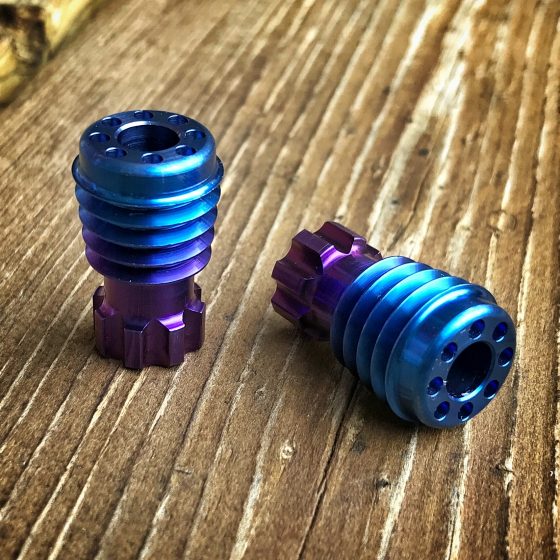 Mk.II-S Suppressor in Blurple Fade Ti